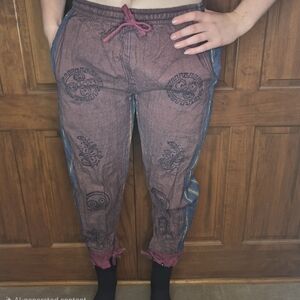 Women's Hippie Pants with Drawstring